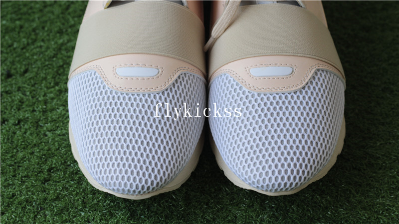 Balenciaga Race Runner Trainers Cream